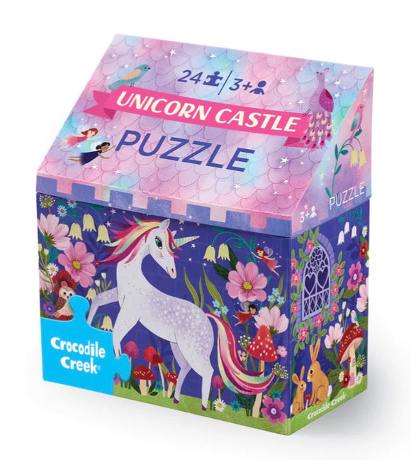 Crocodile Creek.  24pc Puzzle  Unicorn Castle