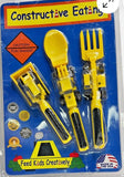 Constructive Eating Plate and Cutlery - Construction & Building