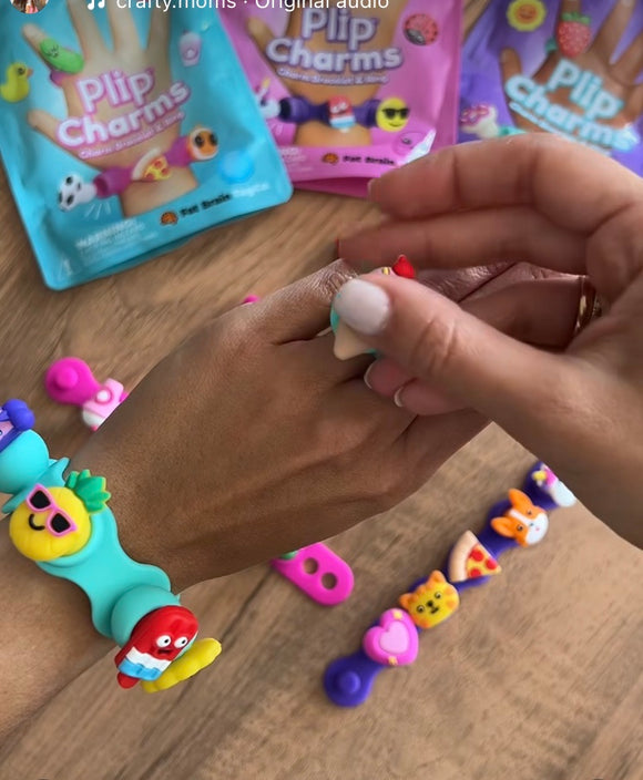 Fat Brain - Plip Charm. Make your own Bracelet/Rings. Bag Tags.    4years+
