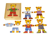 Dressup Bear Puzzle.   Wooden