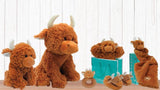 Highland Coo.    Baby Booties.  0-6months