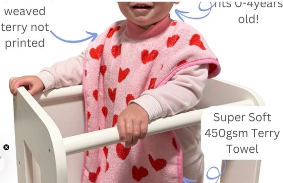 Looma.   Large Towel Bibs