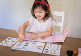 Djeco - Miss Lilyruby.  Removable Sticker Book