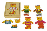 Dressup Bear Puzzle.   Wooden