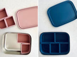 - Stainless  Steel / Silicone  Bento Lunchbox
