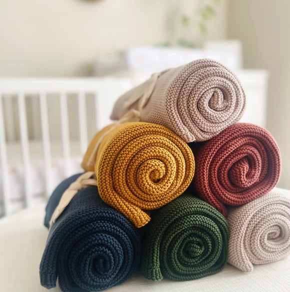 Mini & Me Organic Cotton Baby Blanket