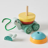 Pull along stacking Turtle