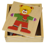 Dressup Bear Puzzle.   Wooden
