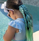 Mermaid - Pre Styled Pony tail - Hair accessories