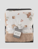 Little Linen Snuggle Blanket -  75 x 100cm
