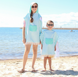 Splosh - Hooded Beach Towel Kids - Mint