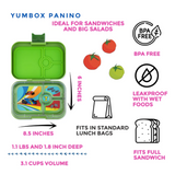 Yumbox - Panino 4 Compartment Lunchbox - Green