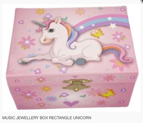 Music Jewellery  Box - Unicorn