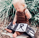 Baby’s first soft book. ‘In the Bush’ Baby Book- sensory