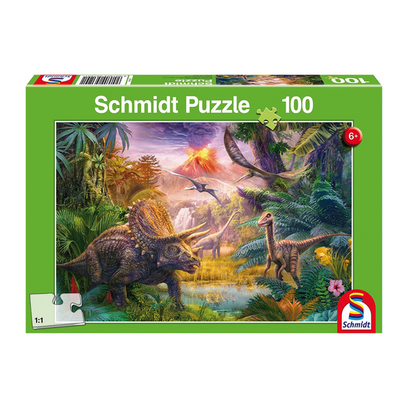 Schmidt | Dinosaur Valley Puzzle - 100pc (6-9y)