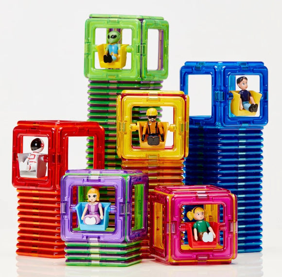 Magformers - 6 piece cube with figurine
