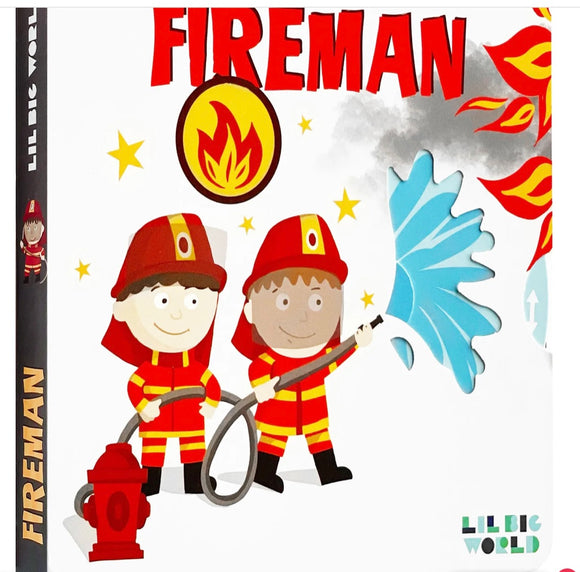 LilBigWorld - Interactive Slide and See Books *Fireman
